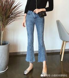 網紅扎褲邊,潮流新風尚，個性魅力盡顯